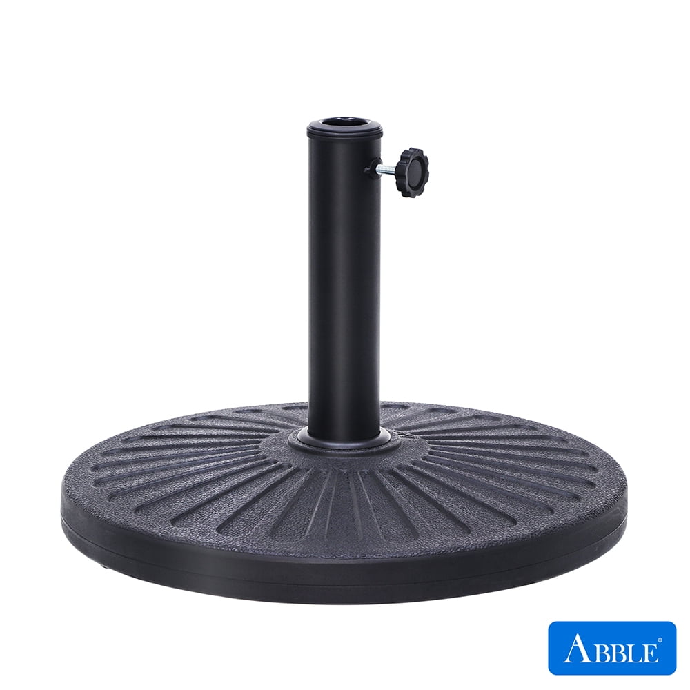 Ultrashades 26.5 lbs. Patio Umbrella Base,  Mareket Umbrella Base for Yard Garden Poolside in Black