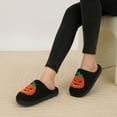thumbnail image 6 of Ecetana  Halloween Slippers for Women Men Fuzzy House Shoes with Memory Foam, 6 of 7