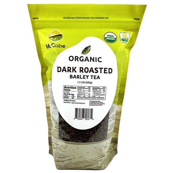 McCabe Organic Dark Roasted Barley Tea, 1.5 lb