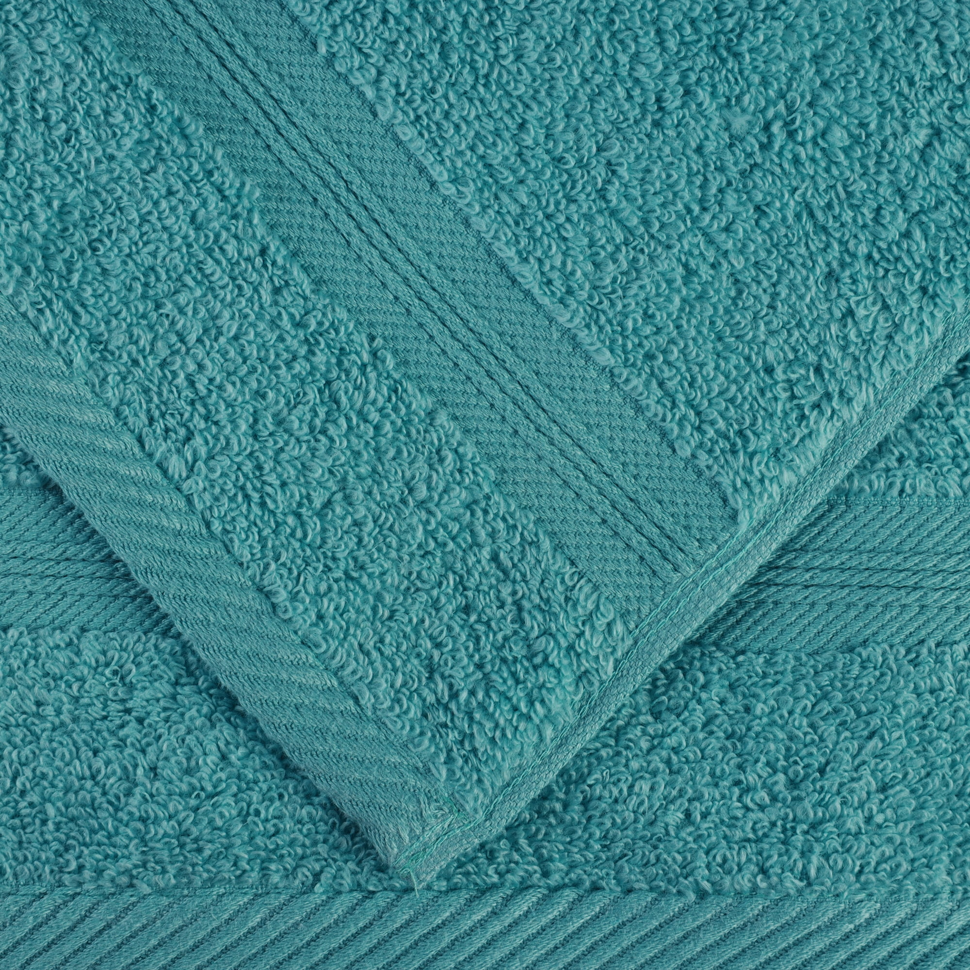 BNM Smart Dry Cotton Bath, Hand, Face Towel Set, Turquoise