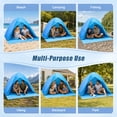 thumbnail image 4 of RELOIVE Pop Up Beach Tent 3-5 Person, UPF 50+ UV Sun Shelter with Zippered Privacy Door, Instant Portable Shade Tent for Camping, 4 of 8
