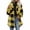 Buffalo Check, variant on Plaid Sherpa Jacket for Women Fleece Lined Buffalo Check Button Up Shacket Warm Winter Thick Coat