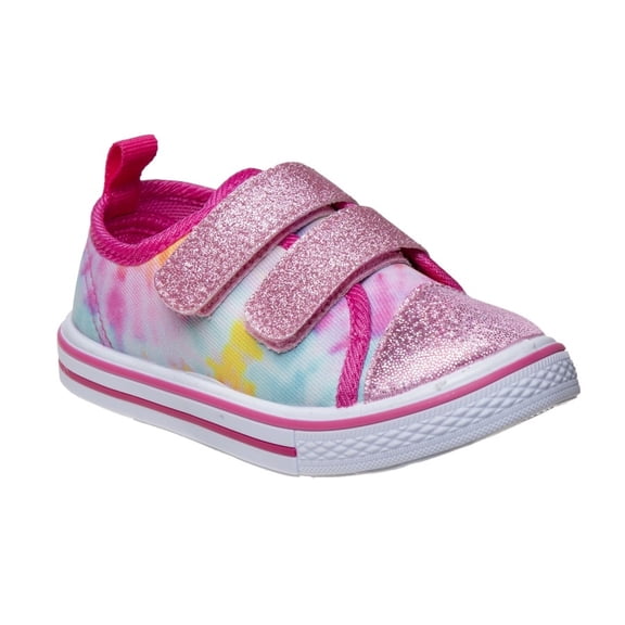 Laura Ashley Toddler Girls Sneakers, Pink Multi, Size: 9