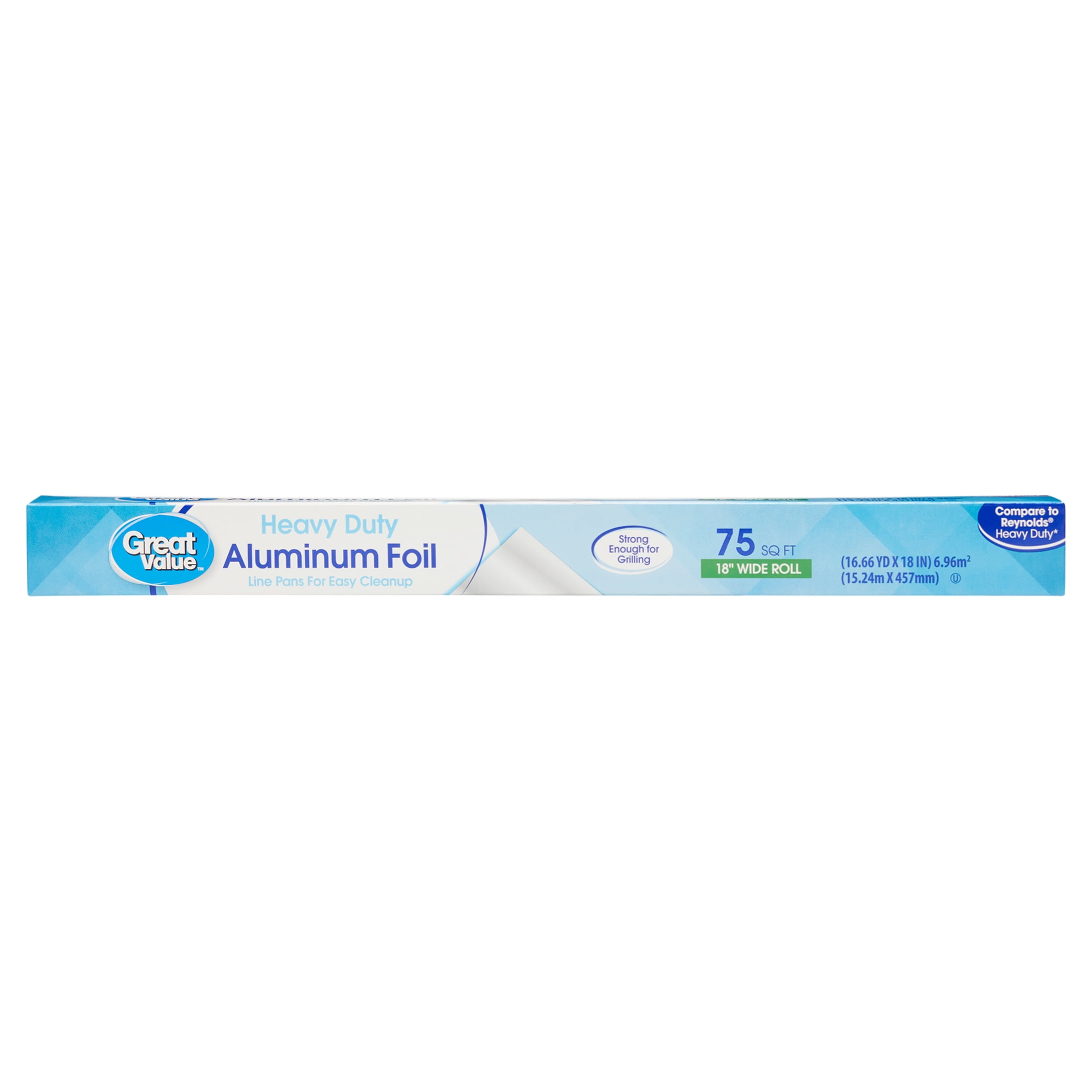 Great Value Heavy Duty Aluminum Foil, 75 sq ft