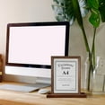 thumbnail image 3 of HLONK Support Frame Wooden Mirror Fixed Stand Floor Mirror Base Mirror Mount Wooden Floor Frame, 3 of 8