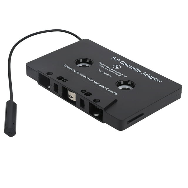 Tape Converter, Convenient Easy To Operate Built-in Microphone Cassette Adapter LED Indicator for Automobile for Car