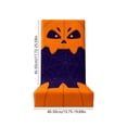 thumbnail image 3 of PYURTEP Halloween Chair Covers, Spooky Face Slipcovers, Double-Sided Printed Decorative Chair Covers for Indoor Outdoor Dining Halloween Decor, 3 of 6