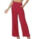 thumbnail image 1 of Pantalones largos de mujer Pantalones largos de color sólido con bolsillo de cintura elástica informal de moda Odeerbi  ODB-2, 1 of 8