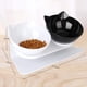thumbnail image 2 of Comederos para gatos con soporte elevado, plataforma inclinada 15°, removible, a prueba de derrames, bebedero para gatos y perros pequeños Jormftte HS-0117, 2 of 5