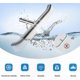 thumbnail image 2 of 18" Aluminum Pool Brush Head for Pools, Spas, Tubs - Cleans Tiles, Walls, Floors (Gray), 2 of 5
