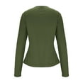 thumbnail image 5 of Maplenight Long Sleeve Shirts for Women Basic Layer Crew Neck Tops Slim Fit Casual Workout Tee Undershirts, 5 of 9