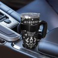 thumbnail image 5 of 40oz Tumbler,Black Halloween Letter Bat Pattern Insulated Tumblers with Removable Handle,Stainless Steel Double Vacuum Coffee Tumbler Cup with Straw for Home,Office,Travel,Party, 5 of 5
