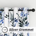 thumbnail image 5 of Lfeey Room Darkening Curtains, Window Drapes for Bedroom Living Room, Purple Black Floral, W42 x L96 inch, 2 Panels, 5 of 6