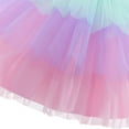 thumbnail image 7 of LYMAYTER Toddler Girls Princess Dresses Baby Girls Gradient Rainbow Princess Dresses for Wedding Party Dresses,Sized 2-6T, 7 of 7