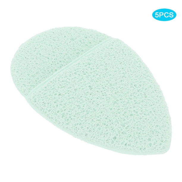 Esponja Facial Pequeña Y Ligera Para Lavar, Soplo De Limpieza De Maquillaje A La Moda, 5 Uds., Para Niñas Y Mujeres