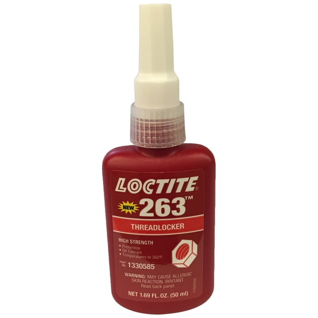Fijador de Roscas Loctite 263 50 mL Rojo