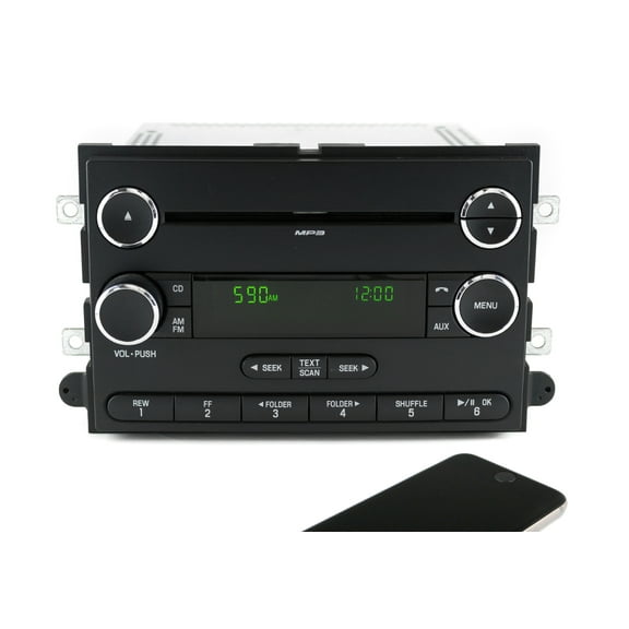 Restored Ford 2008-09 Explorer AM FM XM Radio CD Mp3 w Bluetooth Upgrade 8L2T-18C869-AF (Refurbished)