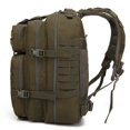 thumbnail image 2 of Mochila táctica militar de gran capacidad de 50 l para hombre, bolsas de asalto militares para exteriores, paquete Molle EDC 3P para senderismo, camping, caza, verde militar, 2 of 5
