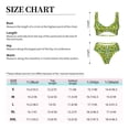 thumbnail image 6 of Wukai Kiwi Fruits Summer Women's Bikini Set Two Piece,wimsuit High Waisted V Neck Twist Front Adjustable Spaghetti Straps Bathing Suit-XX-Large, 6 of 7