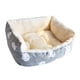 thumbnail image 3 of Cama para gatos cálida de invierno, antideslizante, acogedora, fija en la jaula, muebles para mascotas, autocalentable. Gris, 3 of 9