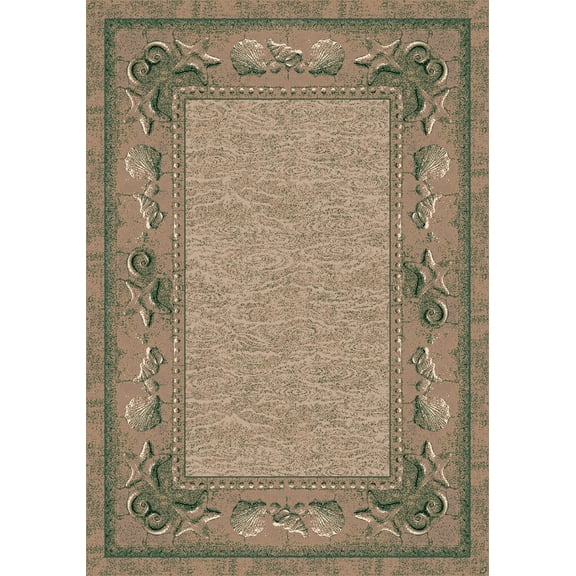 Milliken Signature Area Rug SAND CASTLES PERIDOT SANDSTONE Sand Castles Peridot Sandstone 3' 10" x 5' 4" Oval