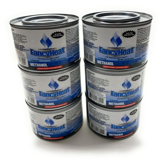 FancyHeat 7 oz 2.5 Hour Gel Fuel (6 Pack)