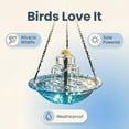 thumbnail image 6 of Hanging Solar Bird Bath Fountains, Solar Powered Cascading Outdoor Water Fountain, Hanging Bird Bath with Flowing Water, Decorative Garden Yard Patio Bird Bath Fountain, 6 of 8
