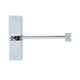 thumbnail image 1 of Tope de puerta resistente al fuego, cierre automático montado en superficie ajustable, aleación de Zinc blanco, 20-70KG, Hardware de puerta, 1 of 6