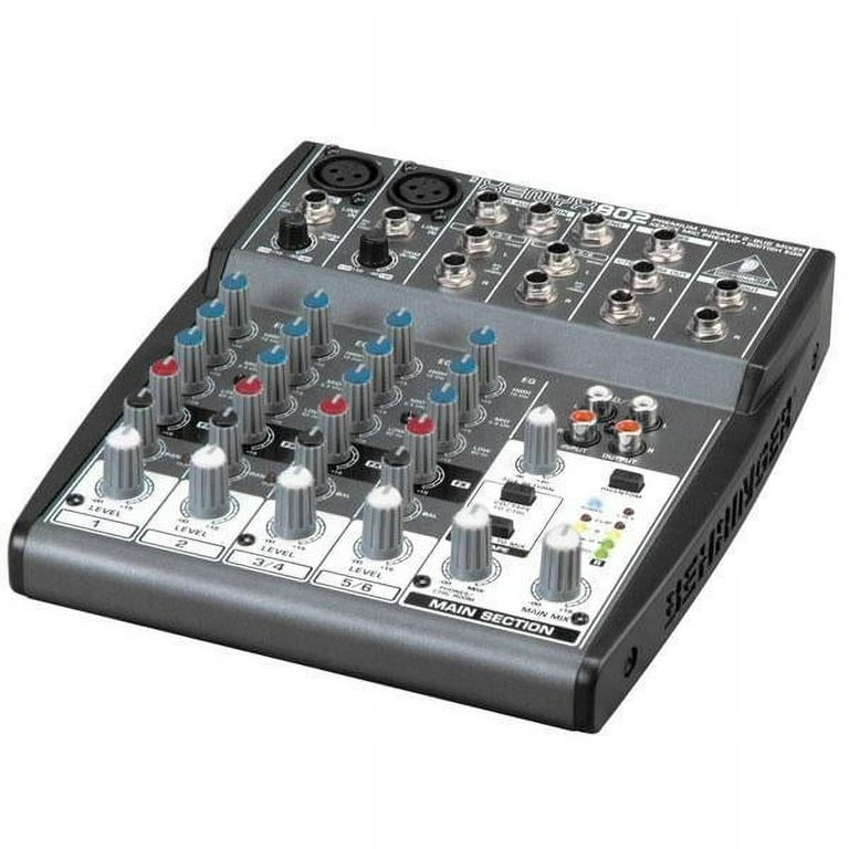 Behringer XENYX 802 8 Channel Mixer - Walmart.com