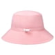 thumbnail image 2 of Gorro solar HSYZZY para bebé, UPF 50+, ajustable, rosa, sonrisa, 2 of 4