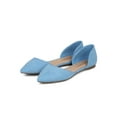 thumbnail image 5 of New Women Breckelles Dolley-52 Faux Suede Pointy Toe d'Orsay Flat, 5 of 5