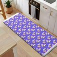 thumbnail image 5 of Purple Cartoon Unicorn Cloud Pattern Kitchen Rug Mat,Kitchen Runner Rugs Non Skid Washable,Decorative Kitchen Floor Mats for Kitchen,Sink,Laundry,17"x47.2", 5 of 7