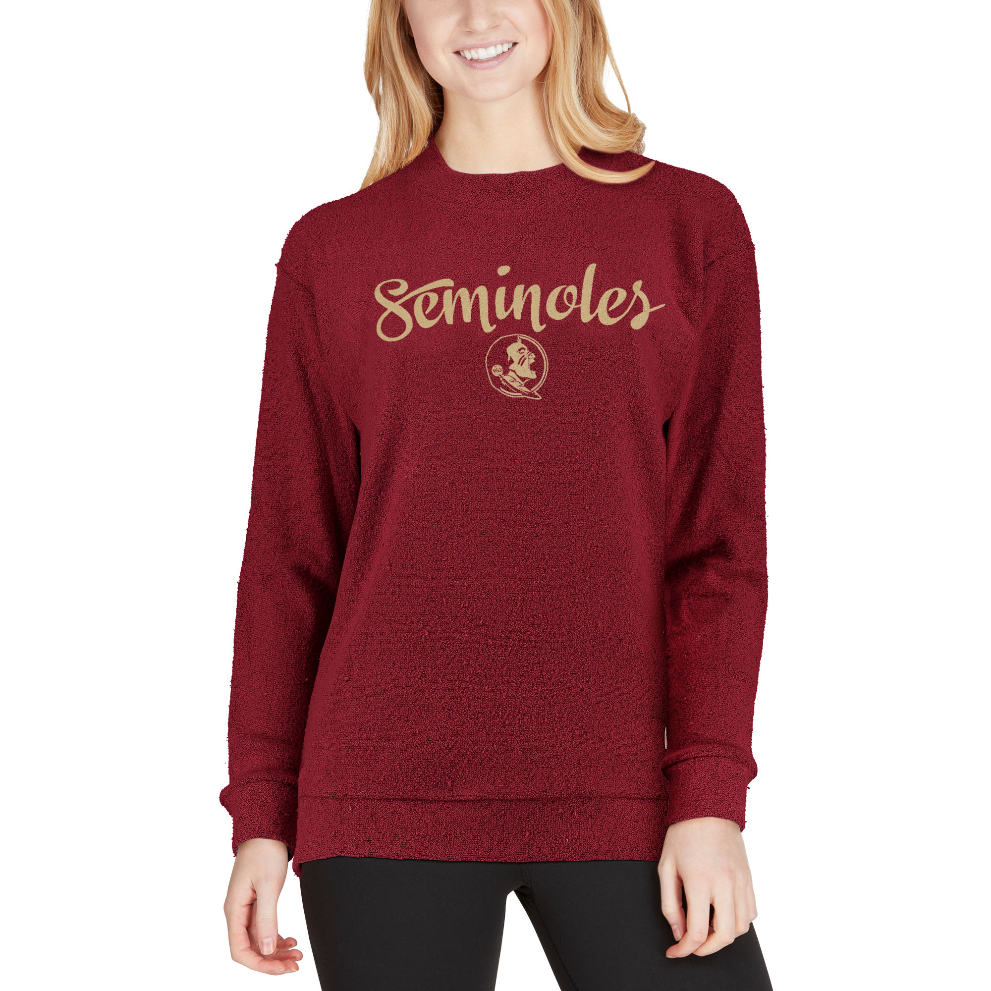 comfy terry crew sweatshirt