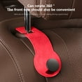 thumbnail image 5 of Car Accessories Portable Leather Car Seat Back Hidden Hooks Invisible Gasoline Car Rear Backpack Small Things Storage Hooks on Clearance, 5 of 7
