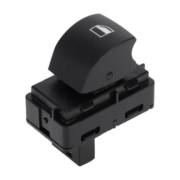Interruptor de ventana eléctrica Unique Bargains para BMW 528i 535i XDrive M5 No.61319113771 Interruptor de control de ventana ABS negro lado trasero izquierdo y derecho