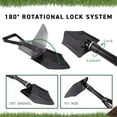 thumbnail image 4 of 72HRS Explorer Shovel - Survival Gear Folding Shovel - Snow Shovel for Car - Small Shovels for Digging - Camping, Garden, and Recovery Tool - Tactical Mini Camp Shovel, 4 of 6