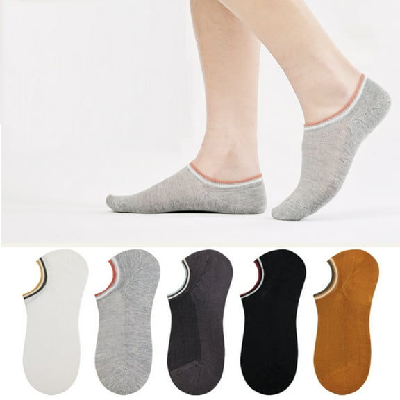 Moisture-wicking Socks , Silica Sock , Absorb Perspiration Sock , Ankle Soft Socks For Women Men (One Size,5 Pairs)