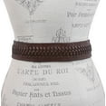 thumbnail image 4 of 2" Wide High Waist Braided Woven Full Grain Tapered Oval Leather Belt, 4 of 4