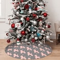 thumbnail image 5 of Picia Poodle Dog Print Christmas Tree Skirt , Christmas Tree Skirt Ornaments for Merry Christmas Holiday Party Decorations Indoor Outdoor-36", 5 of 7