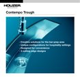 thumbnail image 5 of Houzer Contempo Trough 23 in Stainless Steel Undermount Single Bowl Bar Sink with Strainer and Grid - CTB-2385, 5 of 6