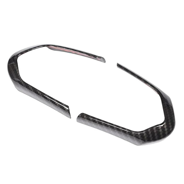 2 piezas de fibra de carbono exterior exterior exterior volante botón para BMW M3 F80 F82 F83, accesorios