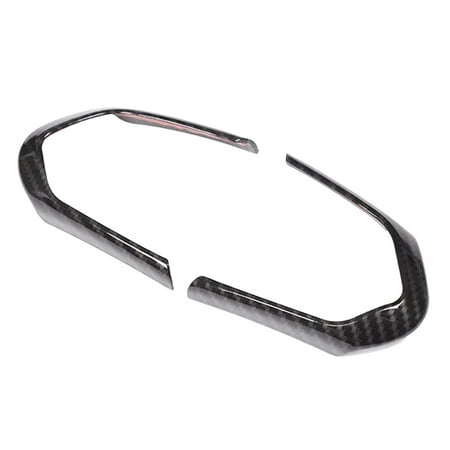 1 Pair ABS Carbon Fiber Steering Wheel Button Sticker for M3 X5M F15 X6M F16, Easy to Use