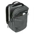 thumbnail image 3 of Incase City Backpack - 24L Main Storage Compartment with 16" Faux Fur Laptop Pocket, Front Organizational Pocket, Quick Access Pocket, Everyday Tech Backpack - Gunmetal Grey, 3 of 6