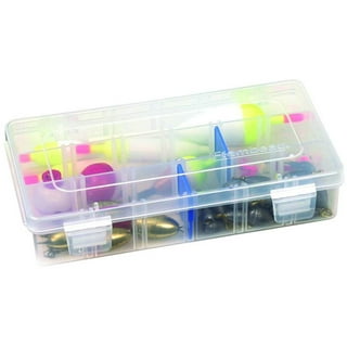 TOPINCN Plastic Clear Fishing Lure Box, 10/14 Slots Double Sided Fishing  Tackle Box Fishing Storage Box Organizer Hooks Accessory Storage Case  Container (14 Slots) : : Sports & Outdoors