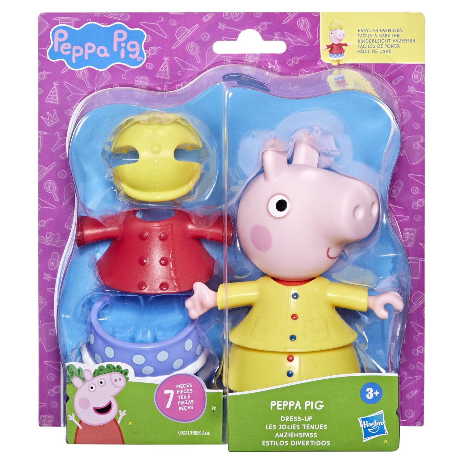 Peppa Pig, figurine Les jolies tenues de Peppa Pig