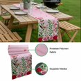 thumbnail image 5 of Valentine's Day Table Runner - 36 Inch Long, Kitchen Dining Table Runner Dresser Scarves, Pink Red Roses Love Heart Eucalyptus Gradient Farmhouse Decor for Coffee Tables Wedding Party Banquet, 5 of 8