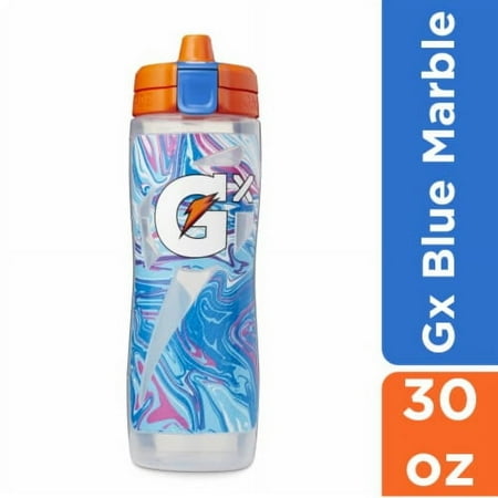 Pack of 2 - Gatorade Gx Marble Blue Water Bottle 30 oz