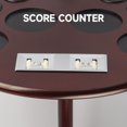 thumbnail image 4 of Gse Billiards Pool Stick Holder Only, Corner-Style Floor Stand Billiard Pool Cue Racks With Score Counters, Wood Billiard Cue Sticks Holds 8 Pool Cue Sticks A Full Set Of Balls(Mahogany), 4 of 4