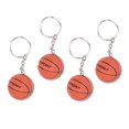 thumbnail image 7 of CTIRCHIU 2-Pack Orange PU Sport Keychains for Office Hanging Decoration and Daily Use, 7 of 7