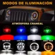 thumbnail image 2 of Faros Led 7'' H4 Redondo Para Wrangler Jeep/moto/ojos Vocho, 2 of 8